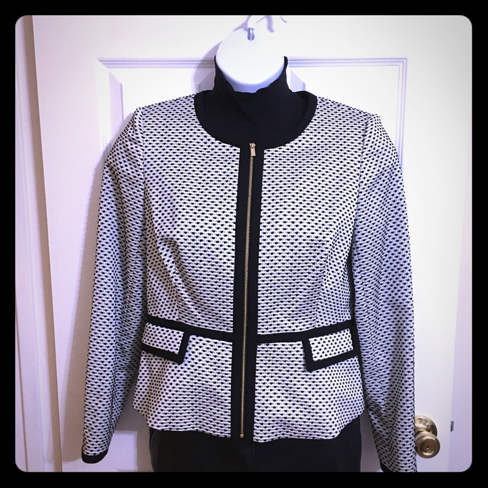 NWT CALVIN KLEIN Peblum Blazer